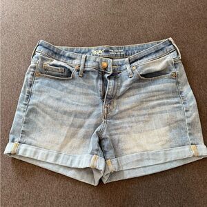Mossimo Light Blue Denim Women Shorts Size 10